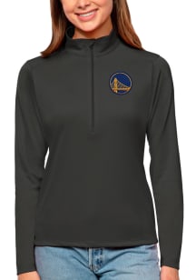 Antigua Golden State Womens Grey Tribute 1/4 Zip Pullover