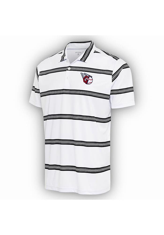 Men's Reyn Spooner White Cleveland Guardians Performance Polo