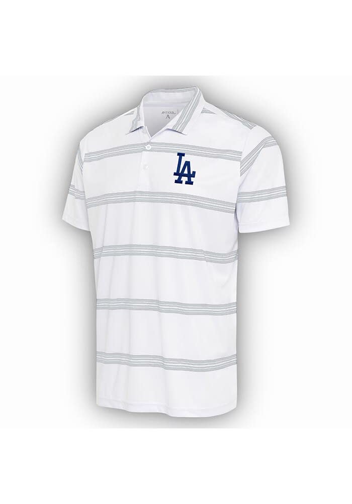 Antigua MLB American League Groove Short Sleeve Polo Shirt - M