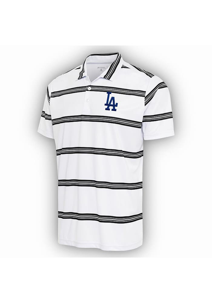 Los Angeles Dodgers Antigua Esteem Polo - White