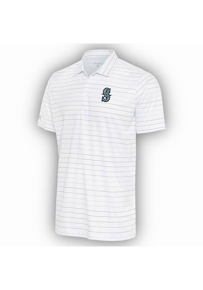 Seattle Mariners Antigua Affluent Polo - Teal