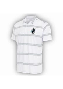 Antigua Minnesota United FC Mens White Groove Short Sleeve Polo