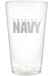 Navy 16 oz Logo Pint Glass