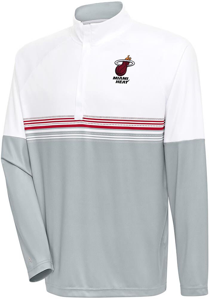 Antigua San Francisco 49ers White Groove Short Sleeve Polo, White, 100% POLYESTER, Size M, Rally House