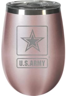 Army 10 oz Wine Stainless Steel Tumbler - Pink
