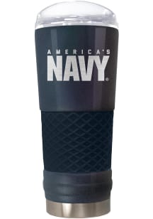 Navy 24 oz Onyx Draft Stainless Steel Tumbler - Black