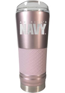 Navy 24 oz Draft Stainless Steel Tumbler - Pink