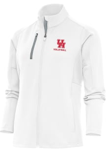Antigua Houston Cougars Womens White Volleyball Generation Light Weight Jacket