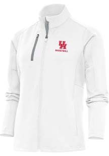 Antigua Houston Cougars Womens White Basketball Generation Light Weight Jacket