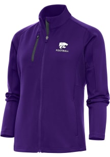 Antigua K-State Wildcats Womens Purple Football Generation Light Weight Jacket