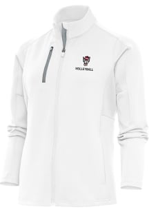 Antigua NC State Wolfpack Womens White Volleyball Generation Light Weight Jacket