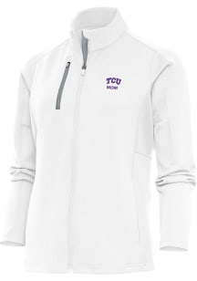 Antigua TCU Horned Frogs Womens White Mom Generation Light Weight Jacket