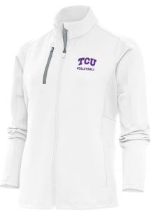 Antigua TCU Horned Frogs Womens White Volleyball Generation Light Weight Jacket