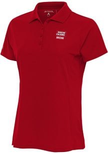 Antigua UL Lafayette Ragin' Cajuns Womens Red Mom Legacy Pique Short Sleeve Polo Shirt