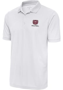 Antigua Missouri State Bears White Volleyball Legacy Pique Big and Tall Polo