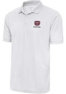 Antigua Missouri State Bears White Soccer Legacy Pique Big and Tall Polo