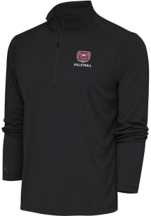 Antigua Missouri State Bears Mens Grey Volleyball Tribute Long Sleeve 1/4 Zip Pullover