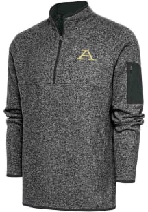 Antigua Akron Zips Mens Charcoal Fortune Big and Tall 1/4 Zip Pullover
