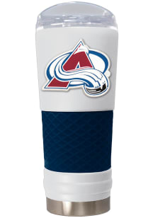 Colorado Avalanche 24oz Powder Coated Stainless Steel Tumbler - White