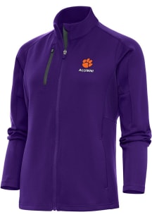 Antigua Clemson Tigers Womens Purple Alumni Generation Light Weight Jacket