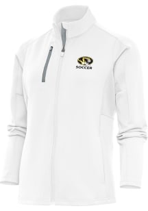 Antigua Missouri Tigers Womens White Soccer Generation Light Weight Jacket