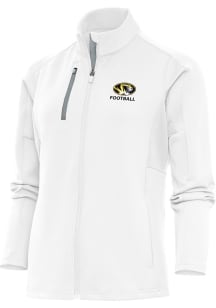Antigua Missouri Tigers Womens White Football Generation Light Weight Jacket