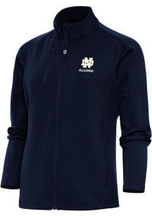 Antigua Notre Dame Fighting Irish Womens Navy Blue Alumni Generation Light Weight Jacket