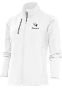 Antigua Wake Forest Demon Deacons Womens White Volleyball Generation Light Weight Jacket