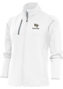 Antigua Wake Forest Demon Deacons Womens White Soccer Generation Light Weight Jacket