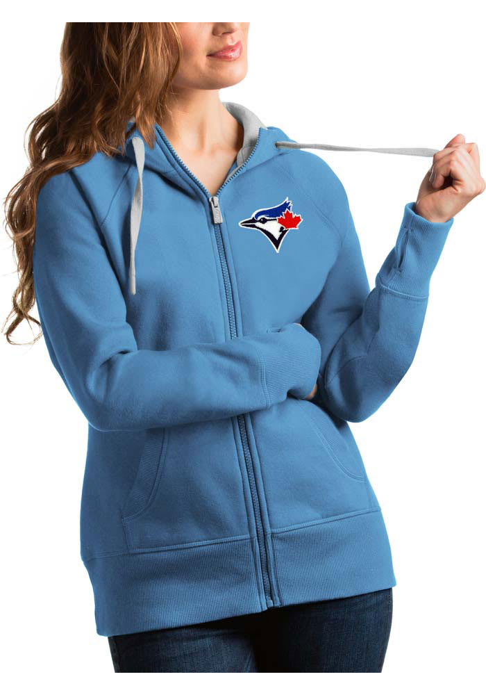Toronto Blue Jays Antigua Womens BLUE Victory Full Long Sleeve