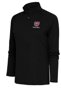 Antigua MO State Womens Black Volleyball Tribute 1/4 Zip Pullover