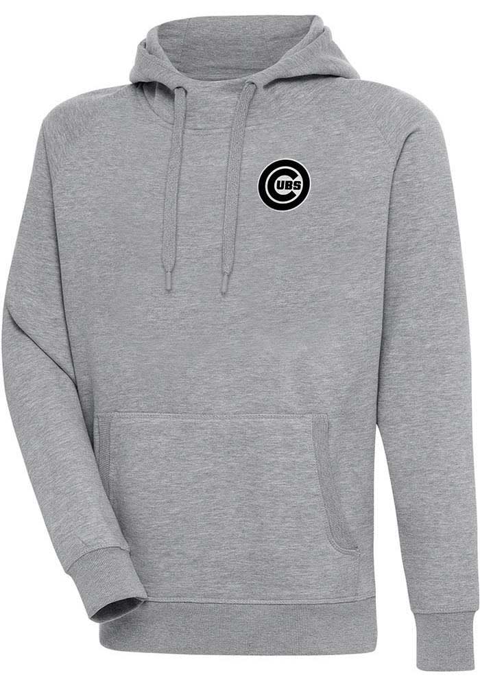 Chicago Cubs Script Grey Hoodie