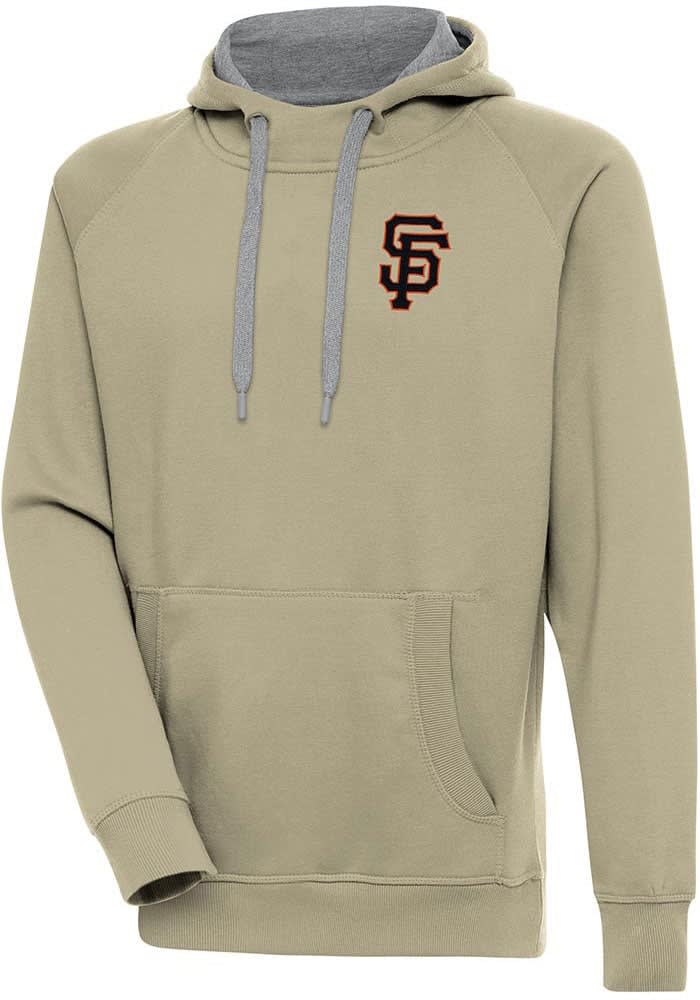 Men's Levelwear Black/Charcoal San Francisco Giants Uproar Farm Team Pullover Hoodie