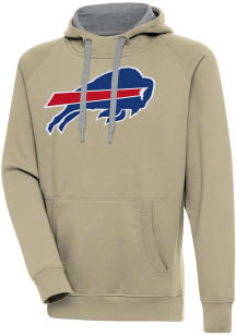 Antigua Buffalo Bills Mens Tan Victory Logo Long Sleeve Hoodie
