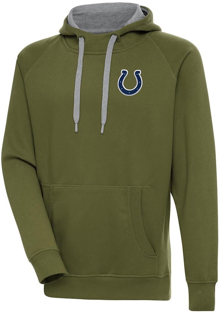 Antigua Indianapolis Colts Women's White Victory Pullover Hoodie