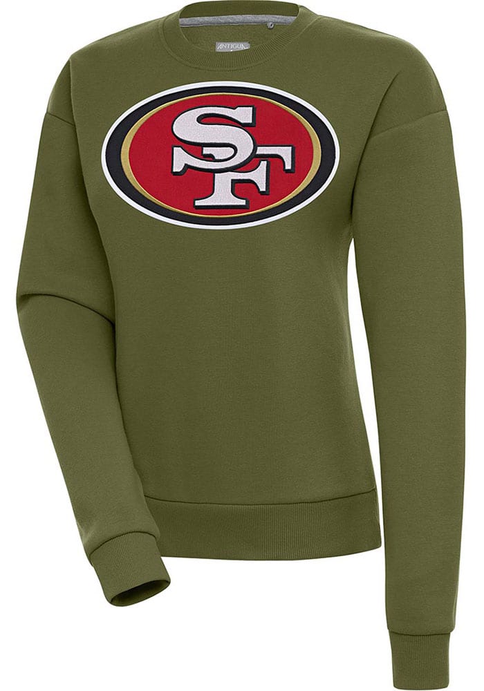 San Francisco 49ers Antigua Women's Victory Logo Pullover Hoodie