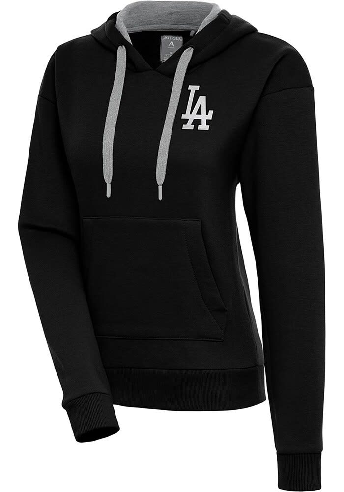 Women's Los Angeles Dodgers Antigua Black Team Logo Victory