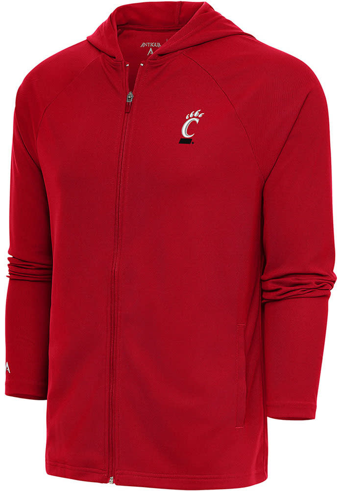 Antigua Cincinnati Bearcats Mens Red Legacy Long Sleeve Full Zip Jacket