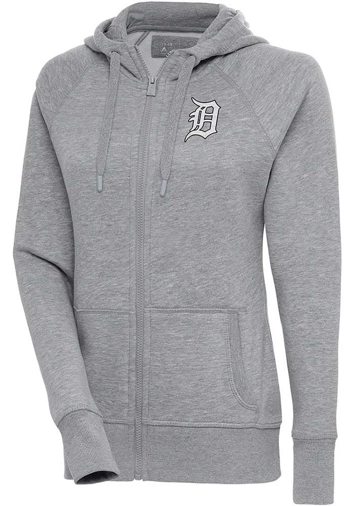 Detroit Tigers Antigua Women's Team Logo Victory Full-Zip Hoodie