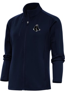 Antigua Boston Red Sox Womens Navy Blue Metallic Logo Generation Light Weight Jacket