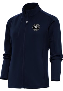 Antigua Houston Astros Womens Navy Blue Metallic Logo Generation Light Weight Jacket