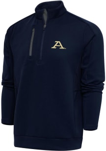 Antigua Akron Zips Mens Grey Generation Big and Tall 1/4 Zip Pullover