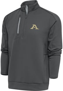 Antigua Akron Zips Mens Grey Generation Long Sleeve 1/4 Zip Pullover