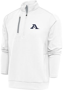 Antigua Akron Zips Mens White Generation Long Sleeve 1/4 Zip Pullover