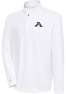 Antigua Akron Zips Mens White Tribute Long Sleeve 1/4 Zip Pullover