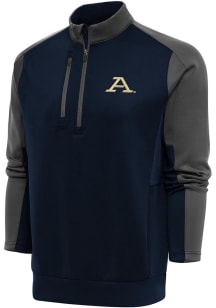 Antigua Akron Zips Mens Navy Blue Team Long Sleeve 1/4 Zip Pullover