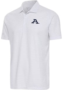 Antigua Akron Zips Mens White Esteem Short Sleeve Polo