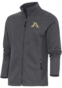 Antigua Akron Zips Womens Charcoal Course Long Sleeve Full Zip Jacket