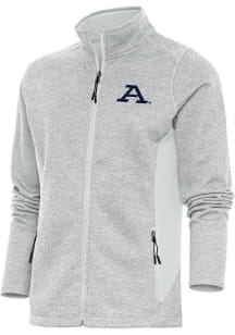 Antigua Akron Zips Womens Grey Course Long Sleeve Full Zip Jacket