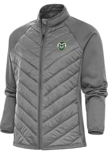 Antigua Colorado State Rams Womens Grey Altitude Medium Weight Jacket